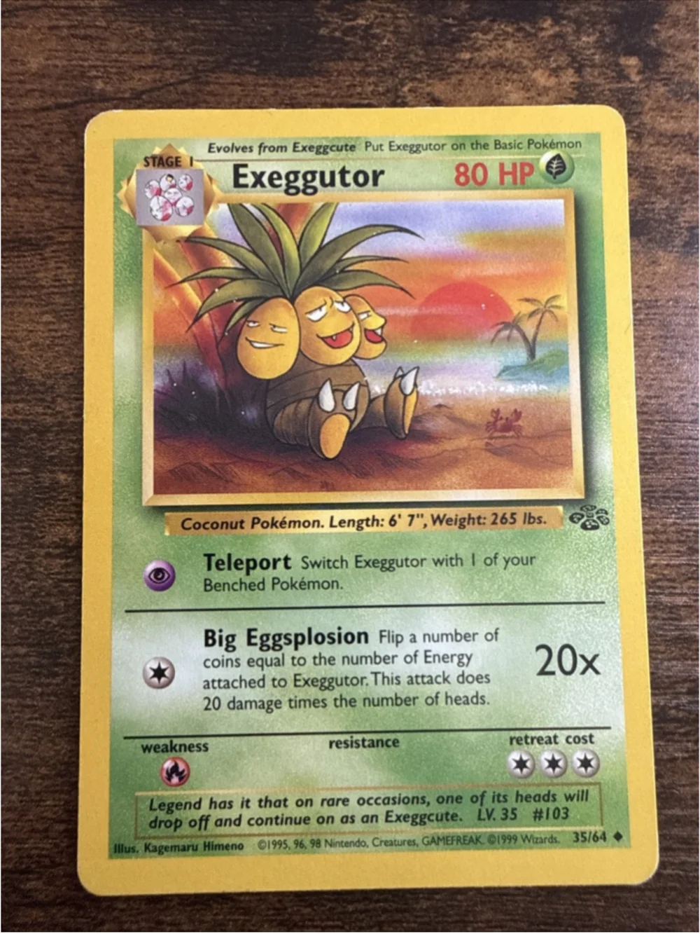 Exeggutor 35/64 Jungle Regular